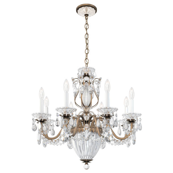 Bagatelle 7 Light 120V Chandelier in Heirloom Bronze with Clear Heritage Handcut Crystal